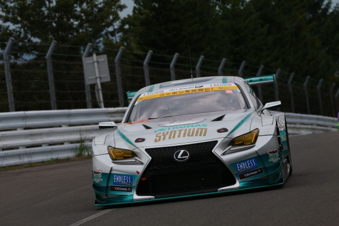 SYNTIUM LMcorsa RC F GT3はタイヤ開発が進み、SUGOで予選3番手を確保