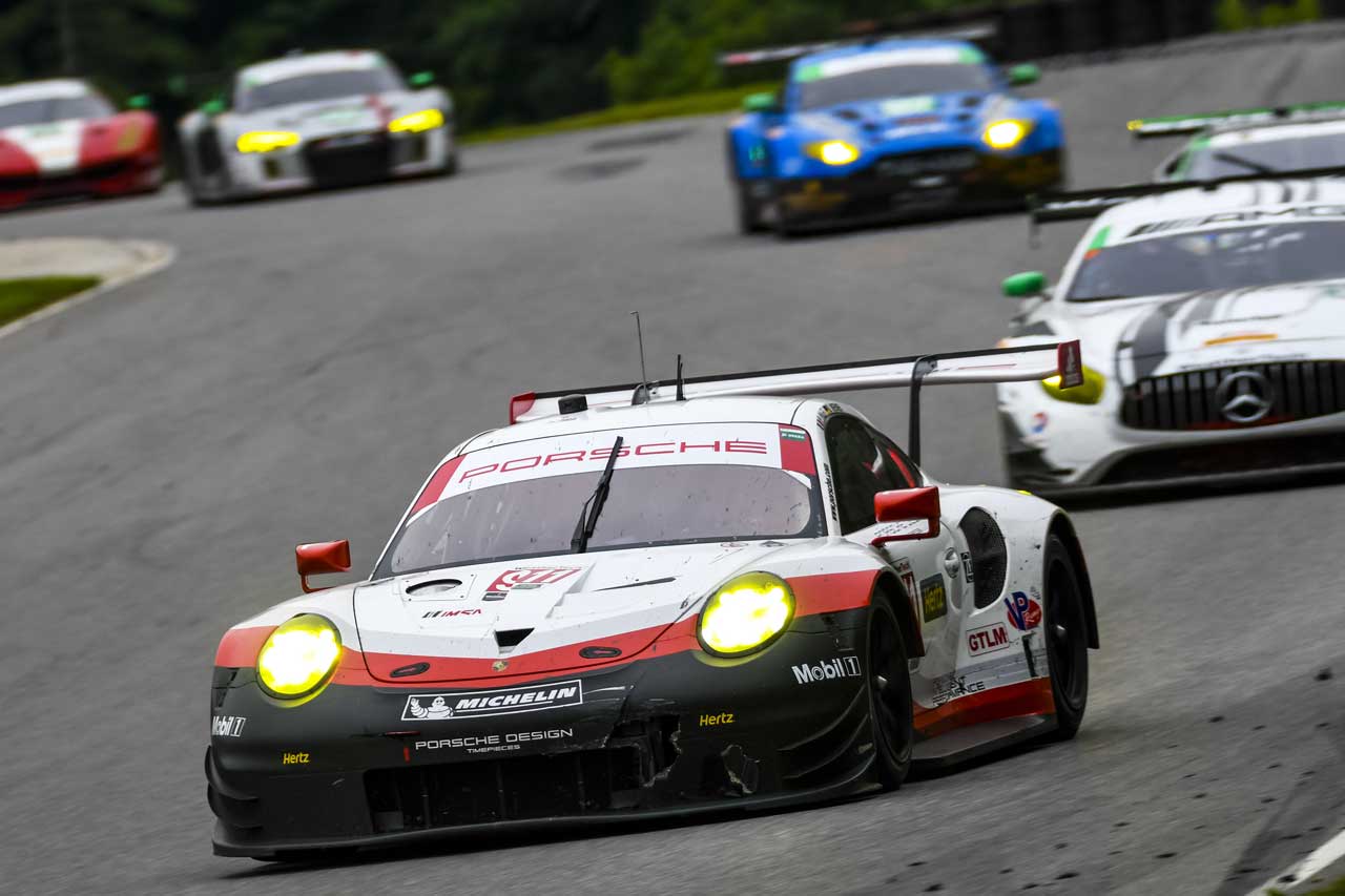 911号車ポルシェが新型ポルシェ911 RSRで初優勝を飾った