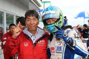 FIA-F4選手権第8戦SUGO で優勝した大滝拓也(SRS/コチラレーシング)