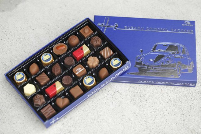 SUBARUオリジナルパッケージチョコレート
