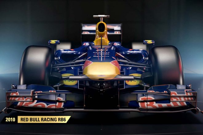 『F1 2017』に収録されるレッドブルRB6
