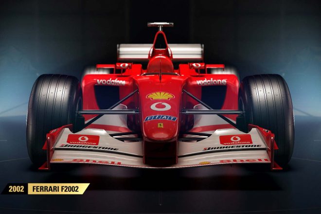 『F1 2017』に収録されるフェラーリF2002