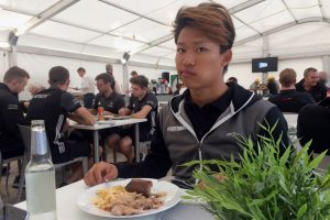 ユーロF3に参戦している佐藤万璃音に夕食事情を直撃