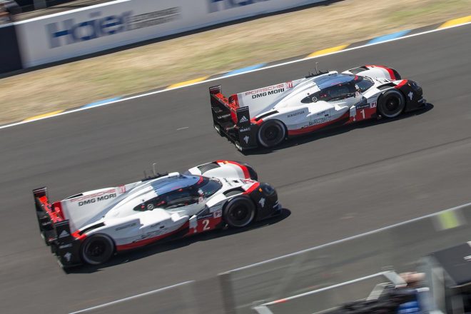 2017年、ポルシェは2台の919ハイブリッドでWECに参戦している