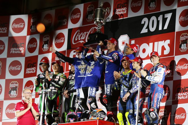 2017鈴鹿8時間耐久ロードレース表彰台