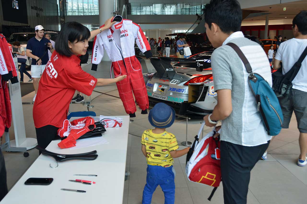 日産ギャラリーではスーパーGTカー写真撮影会も実施する。