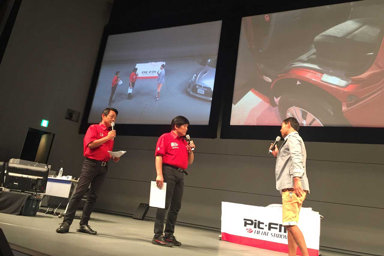 スーパーGTパブリックビューイングイベント『NISSAN MotorSports LIVE with Pit-FM』の様子