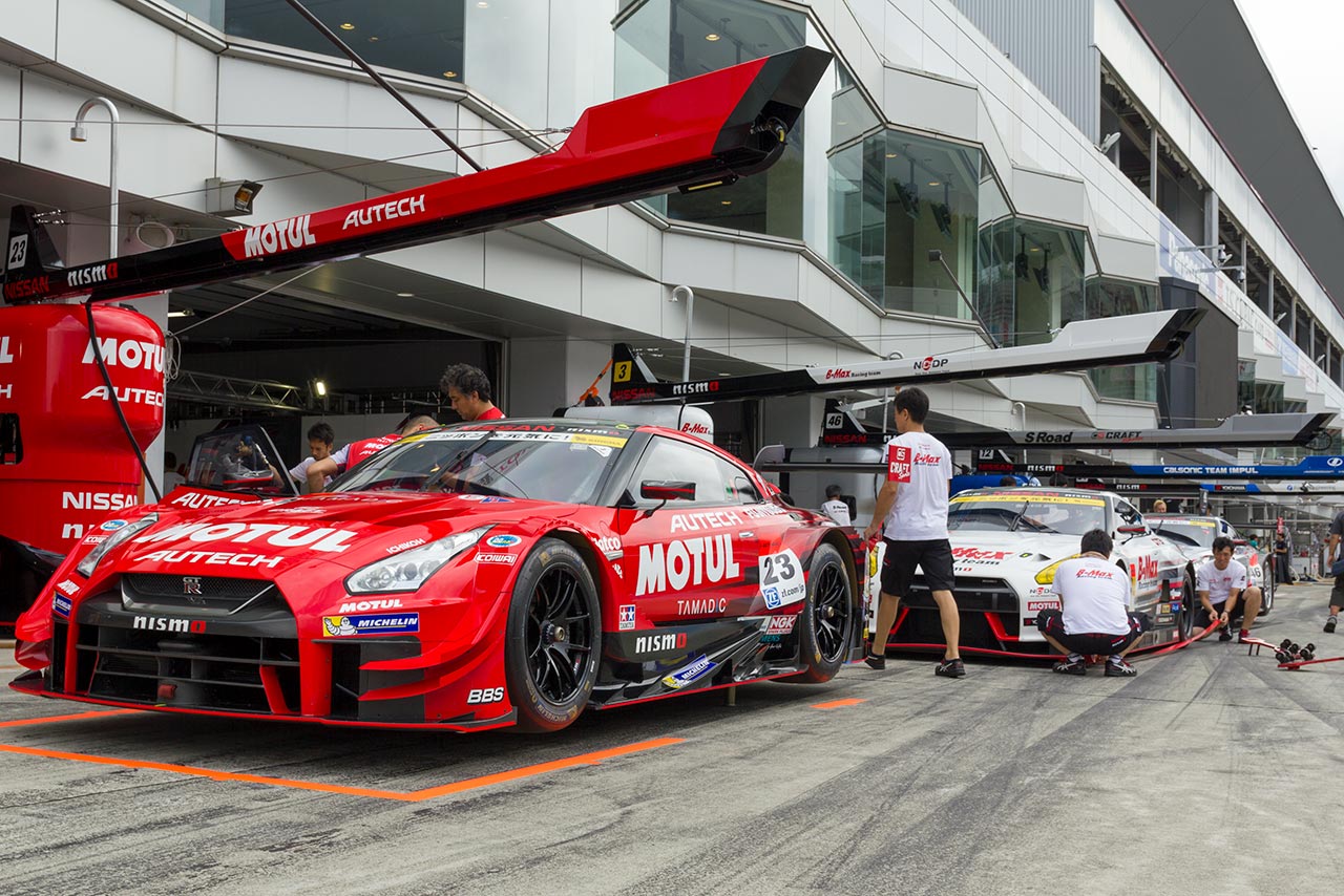 スーパーGT第5戦富士 搬入日の様子