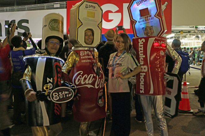 ナイトピットウォークに登場した8耐マン