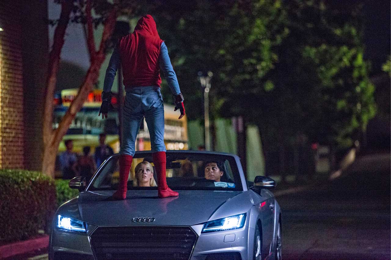 アウディが『スパイダーマン：ホームカミング』とタイアップ