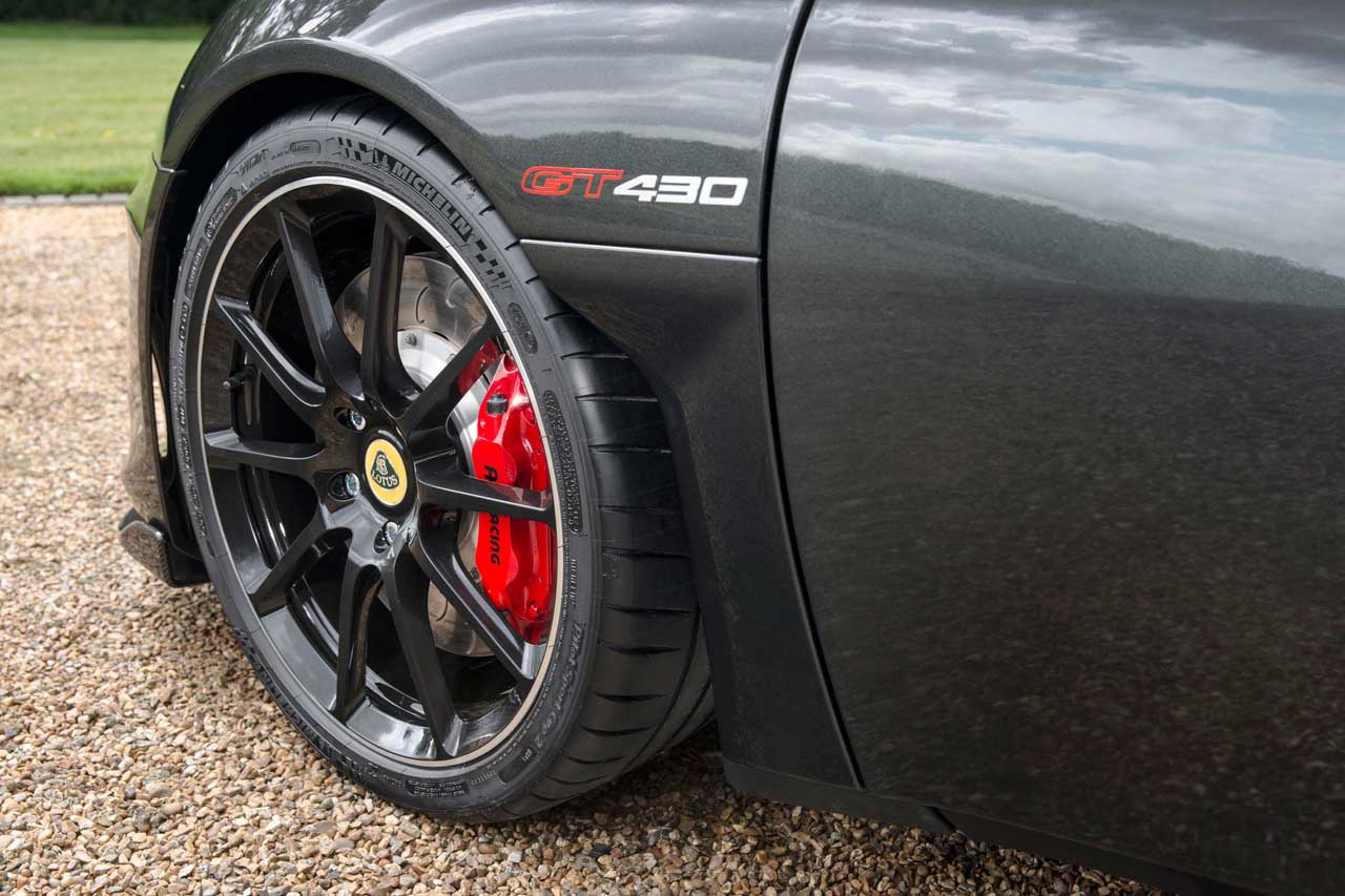 エヴォーラGT430 ホイールアーチ