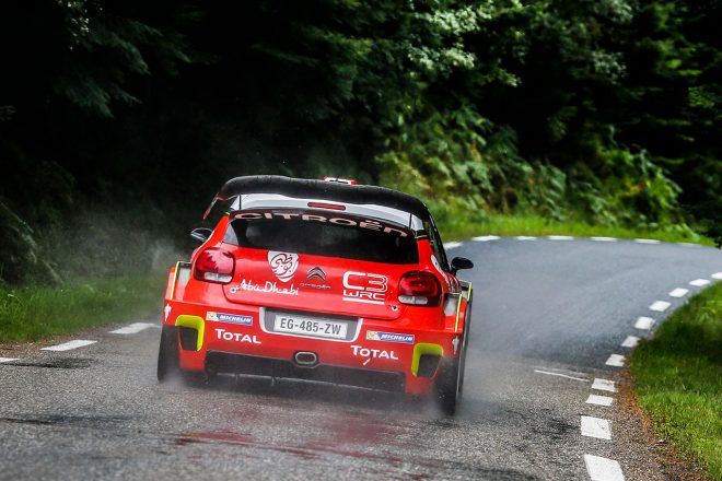 事前テストに臨んだシトロエンC3 WRC