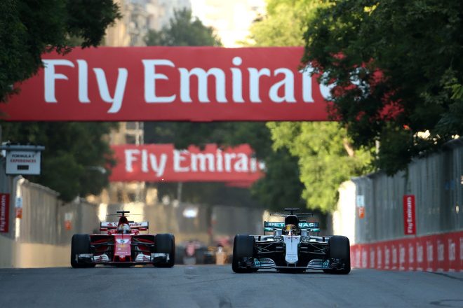 第8戦アゼルバイジャンGPで、ベッテルはハミルトンと接触。ペナルティを受けた