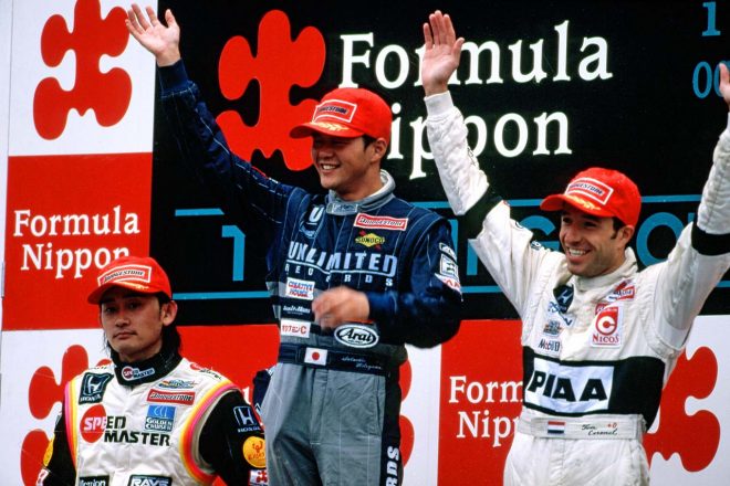 1999年フォーミュラ・ニッポン第9戦もてぎの表彰式