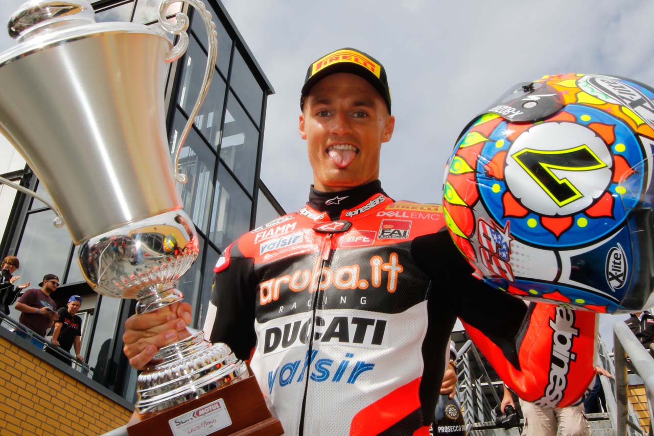 レース1を制したチャズ・デイビス（ドゥカティ）