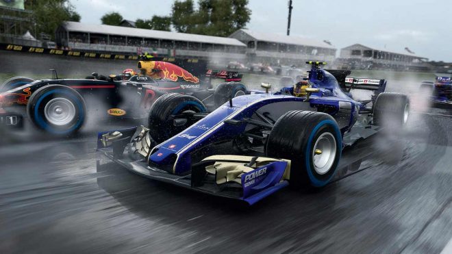 PS4、Xbox One用ソフト『F1 2017』プレイ画面