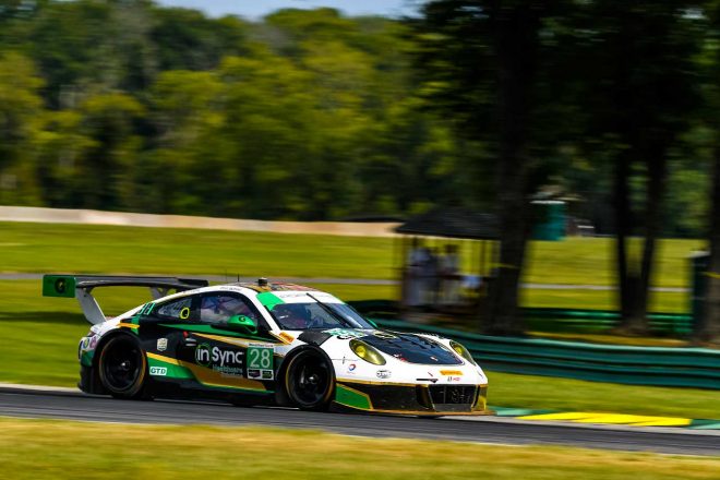 28号車ポルシェ911 GT3 R　2017年WSCC第10戦バージニア