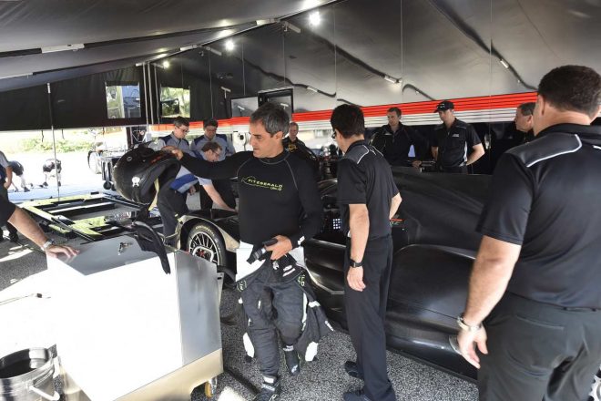 アキュラARX-05をドライブしたファン・パブロ・モントーヤ