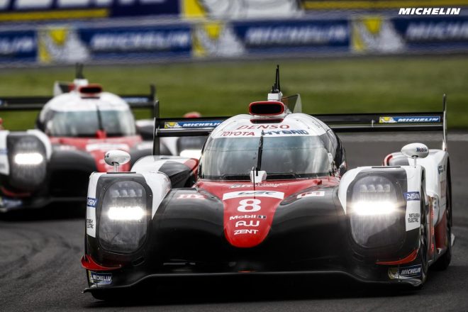 3位でフィニッシュした8号車トヨタTS050ハイブリッド