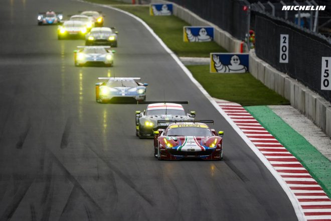 71号車フェラーリと95号車アストンマーチンによるデッドヒートが展開されたLM-GTEプロクラス