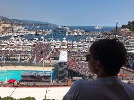 5月のF1モナコGPもアパートから観戦