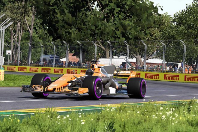 『F1 2017』に登場するマクラーレンMCL32