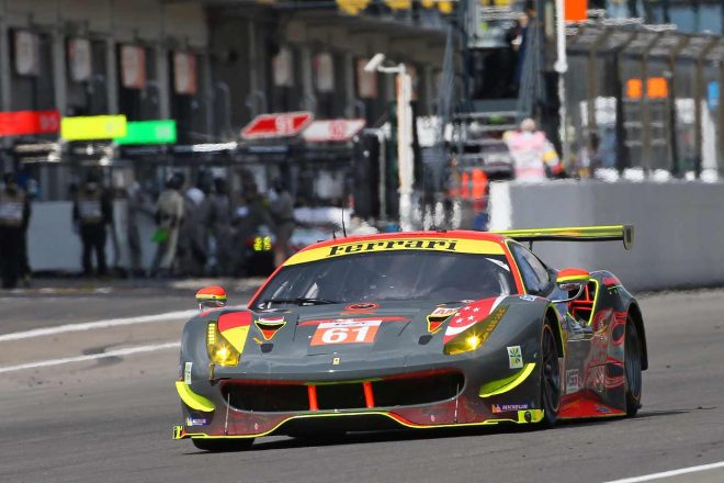 クリアウォーター・レーシングの61号車フェラーリ488 GTE
