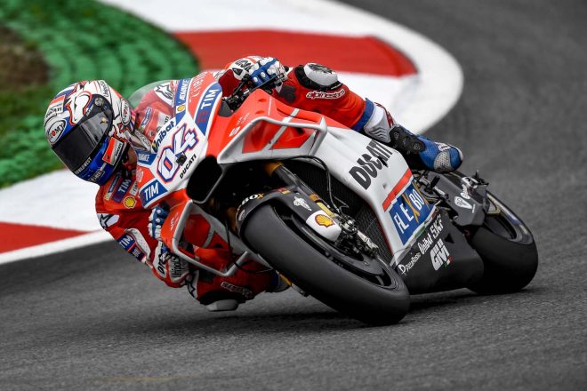 後半戦から新たなカウルを投入したドゥカティ