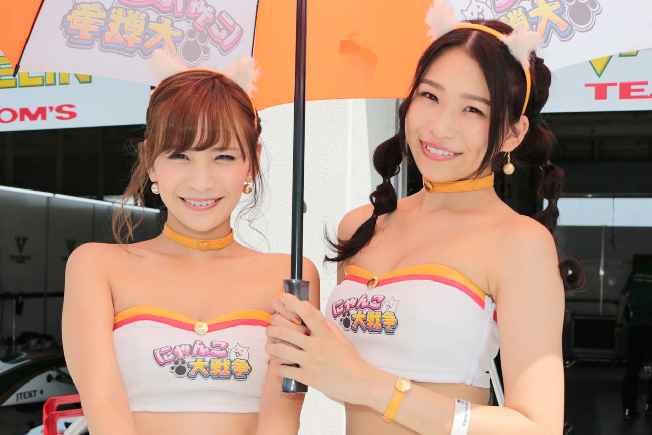 にゃんこ大戦争ガールズ 望月未来、竹本ちえ