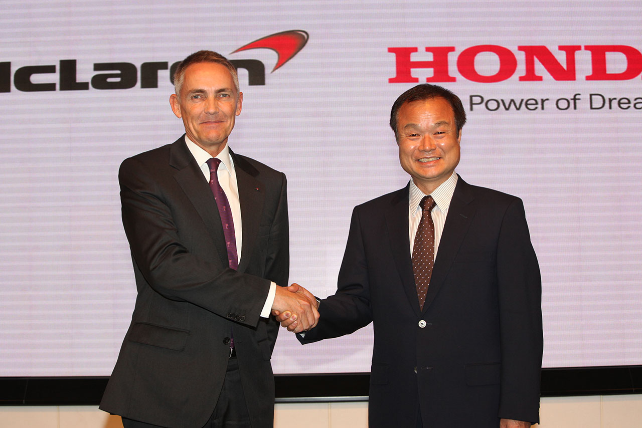 ホンダは2013年にF1復帰を表明。パワーユニットサプライヤーとしてマクラーレンとジョイントプロジェクトをスタートさせた