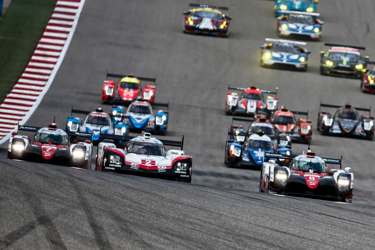 2号車ポルシェ919ハイブリッドと8号車トヨタTS050ハイブリッドによるタイトル争いは富士で決着の可能性も……。