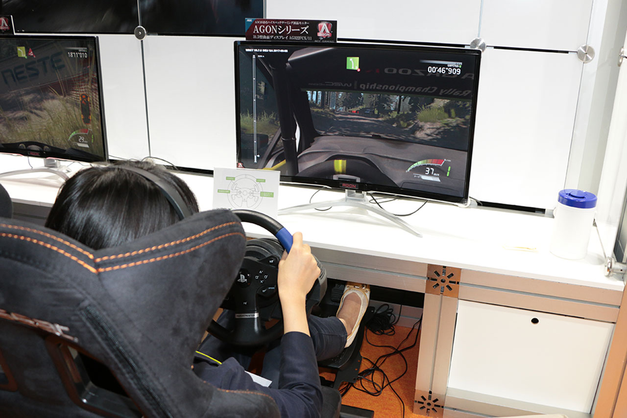 ドライバーの視点モードでプレイすれば、臨場感はかなりのもの