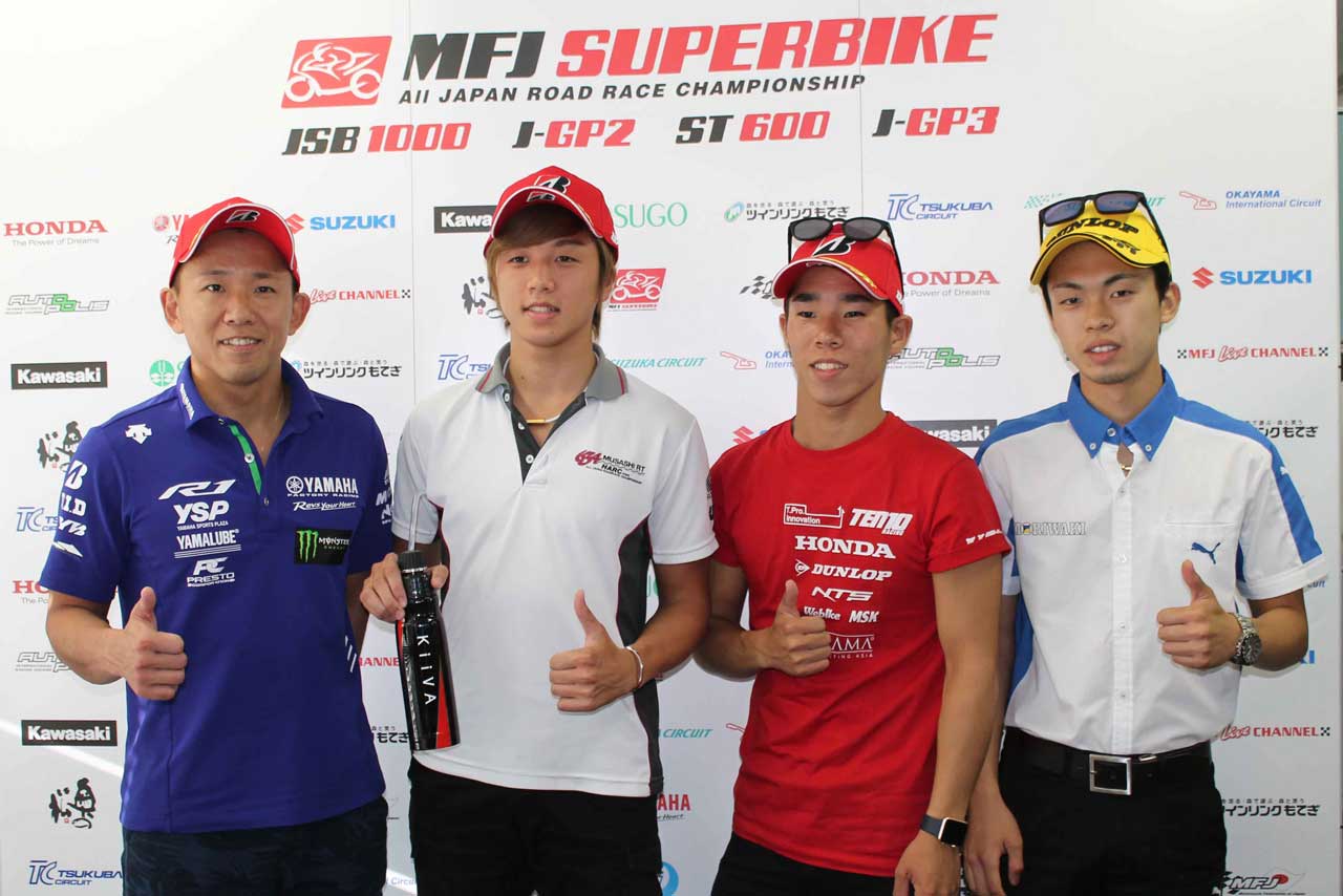 全日本ロード第8戦岡山予選ポールポジション会見