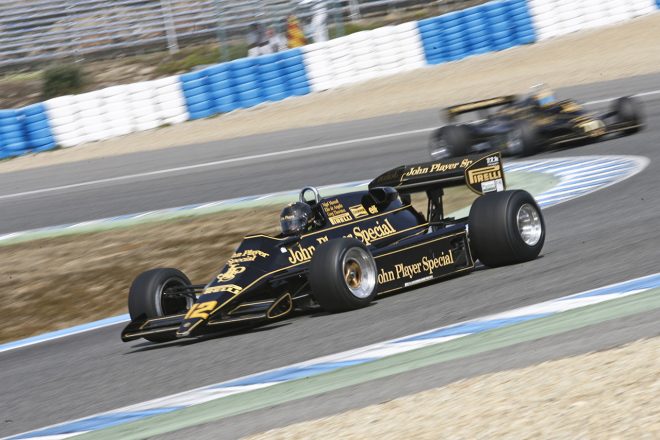 マスターズ・ヒストリック・フォーミュラ1に出場するLotus 92