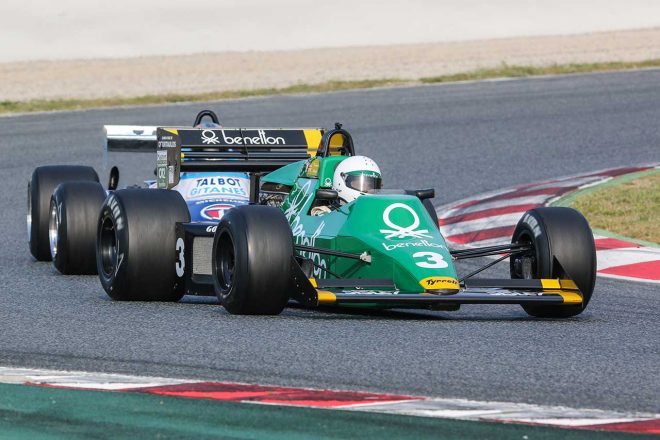 マスターズ・ヒストリック・フォーミュラ1に出場するTyrrell 012