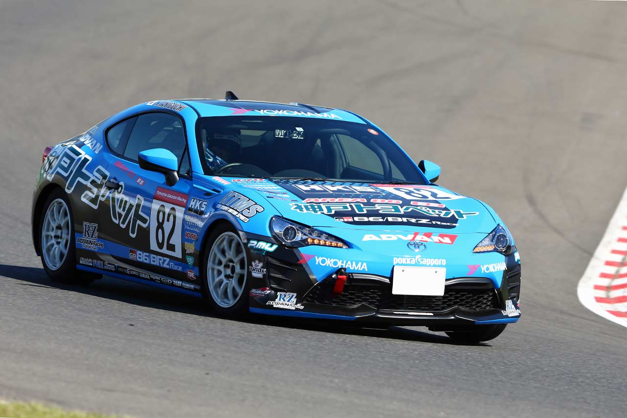 86/BRZ第8戦SUGOで優勝した谷口信輝（KTMS 86）