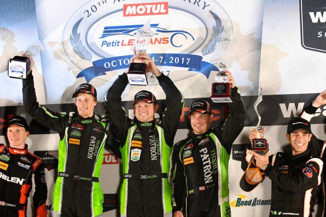 優勝したブレンドン・ハートレー、ライアン・ダルジール、スコット・シャープ