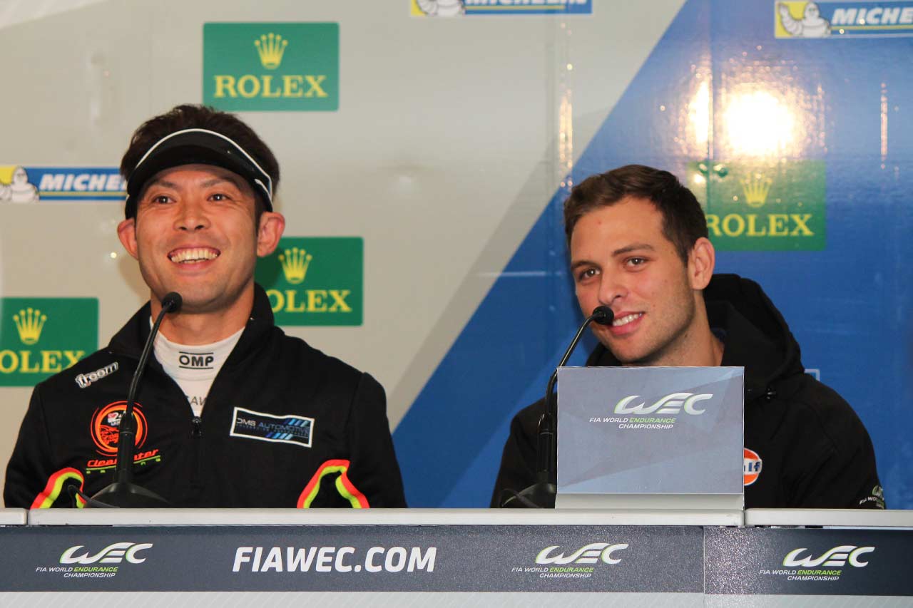 澤圭太（クリアウォーター・レーシング）とニコラス・フォスター（ガルフ・レーシング）