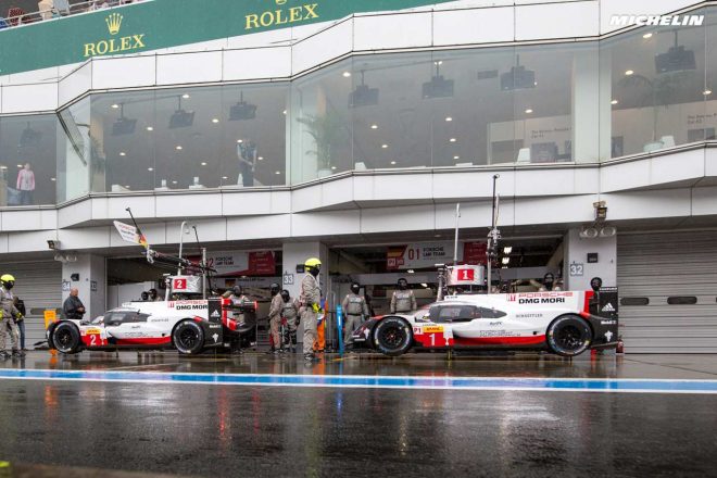 2番手、3番手につけたポルシェ919ハイブリッド