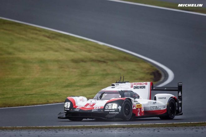 ポールポジションを獲得した2号車ポルシェ919ハイブリッド