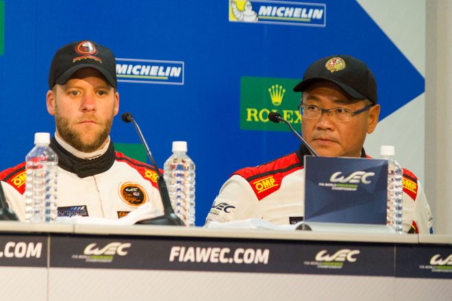 会見に出席したマット・グリフィンとウェン-サン・モク