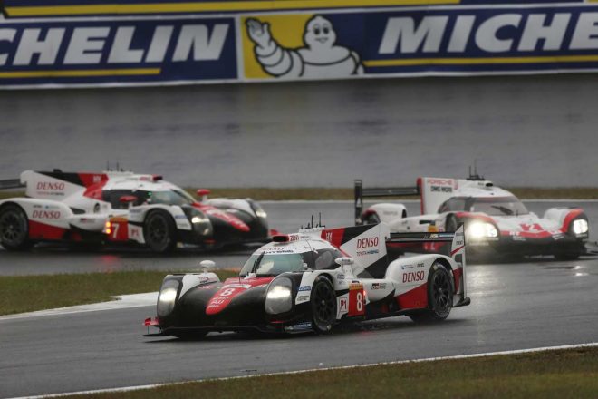 優勝した8号車トヨタTS050ハイブリッド