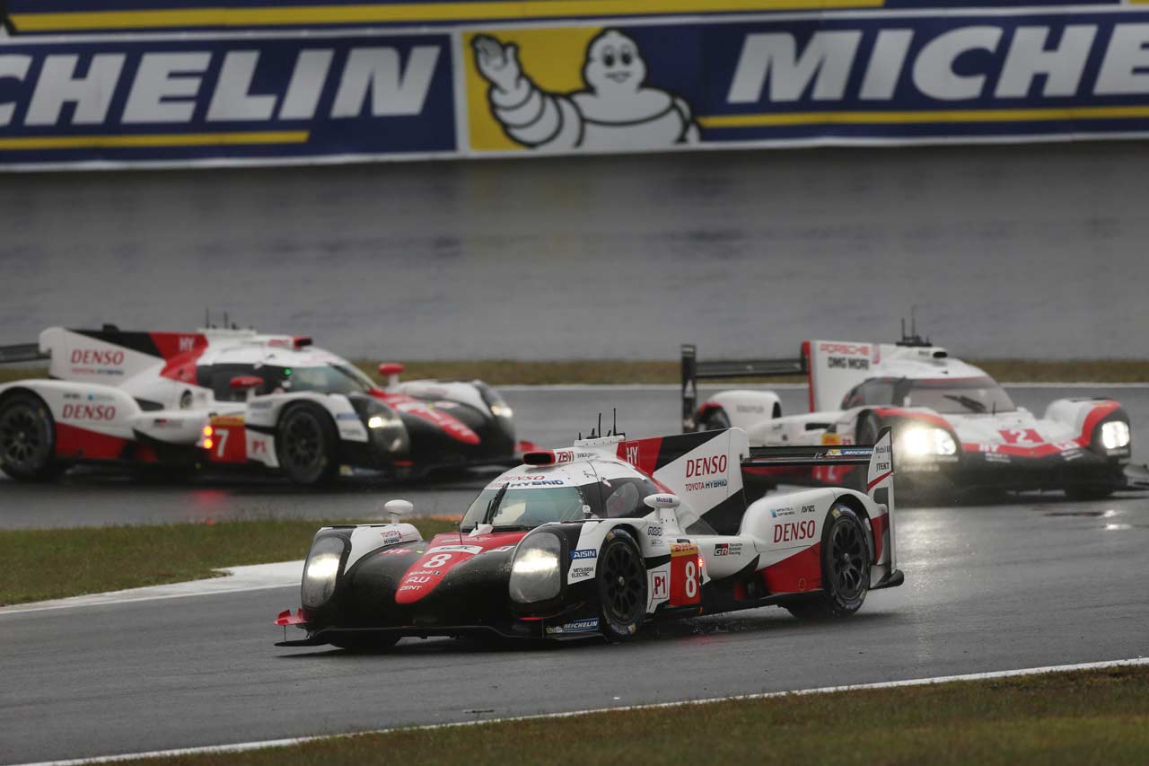 優勝した8号車トヨタTS050ハイブリッド