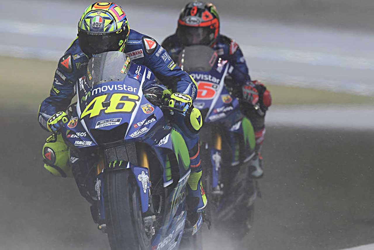 2017年MotoGP第15戦日本GP　バレンティーノ・ロッシとマーベリック・ビニャーレス