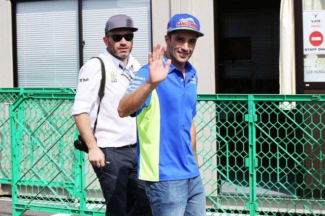 プレイベントでコースをモトレーサーでコースをショートカットした人……もとい、アンドレア・イアンノーネ