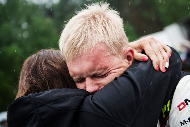 2016年のラリー・ポーランド最終日に初優勝を逃して、悔し涙をみせた
