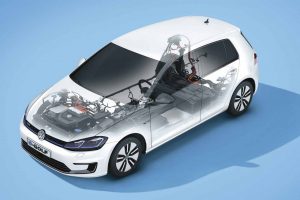 VW e-ゴルフ パワートレインイメージ