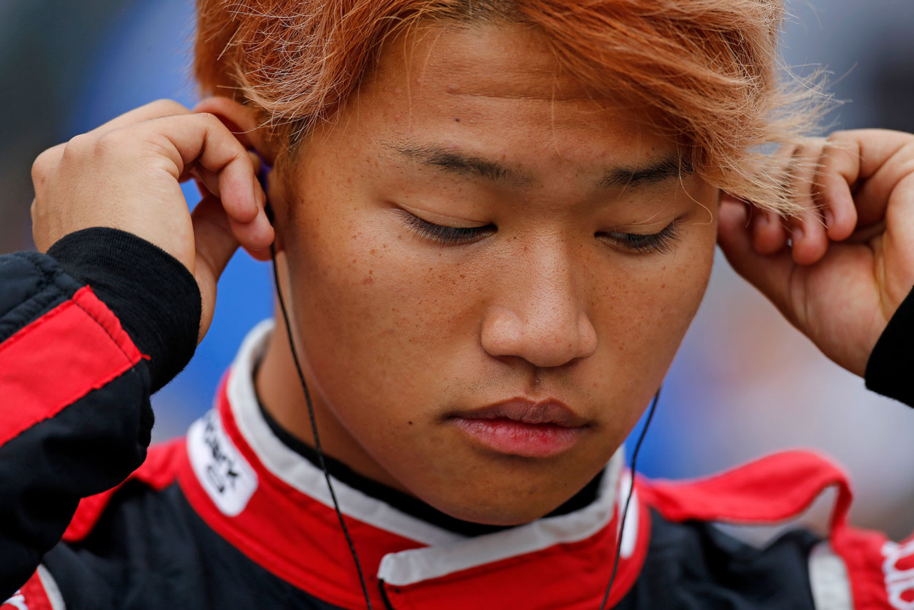 2018年シーズンの活動に意気込みをみせた佐藤万璃音