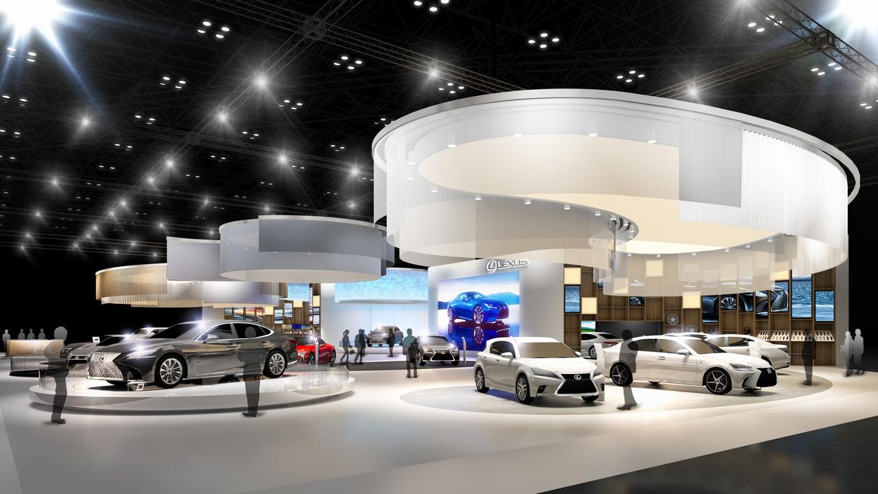 国内初披露される新モーターショーブースデザイン