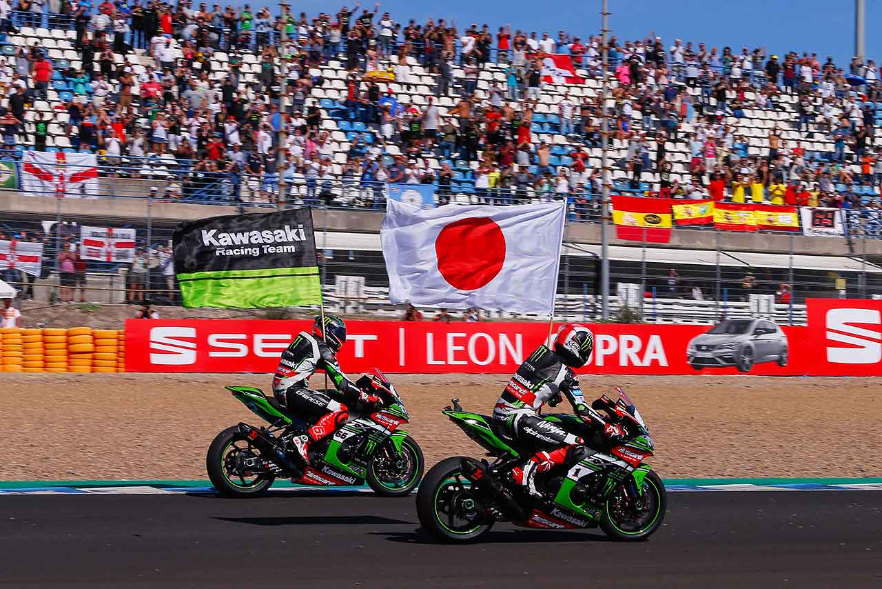 マニファクチャラーズランキングでタイトルを獲得したカワサキ